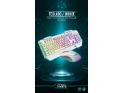 TECLADO + MOUSE HAVIT HV-KB558CM (BLANCO) LED MULTICOLOR