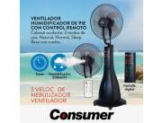 VENTILADOR DE PIE CONSUMER CON HUMIFICADOR A CONTROL