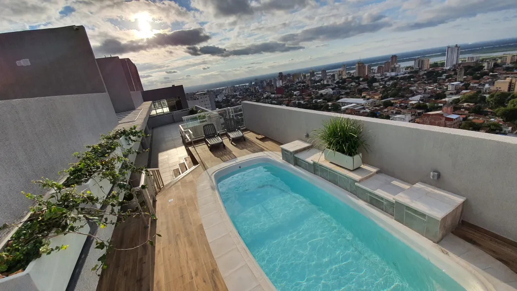 Vendo dpto de 1 dormitorio en el Centro de Asuncion - Edif Zenith — foto 2