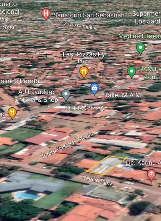 VENDO TERRENO EN FERNANDO ZONA NORTE LAS RESIDENTAS ZONA JUZGADO DE PAZ — foto 2