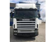 Tracto camion Scania 124 400 con caja Refrigerada ‼️ Disponible para importar🏁