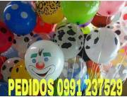 Globos inflados a domicilio las 24 hs