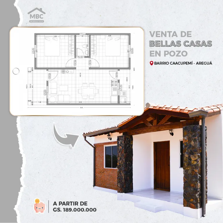 Vendo casas en Areguá a precios de alquiler — foto 3