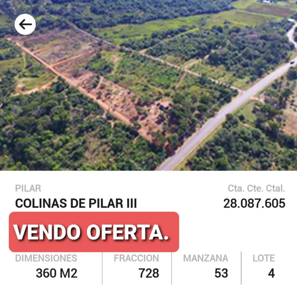 VENDO 3 LOTES JUNTOS EN PILAR ÑEEMBUCU — foto 2