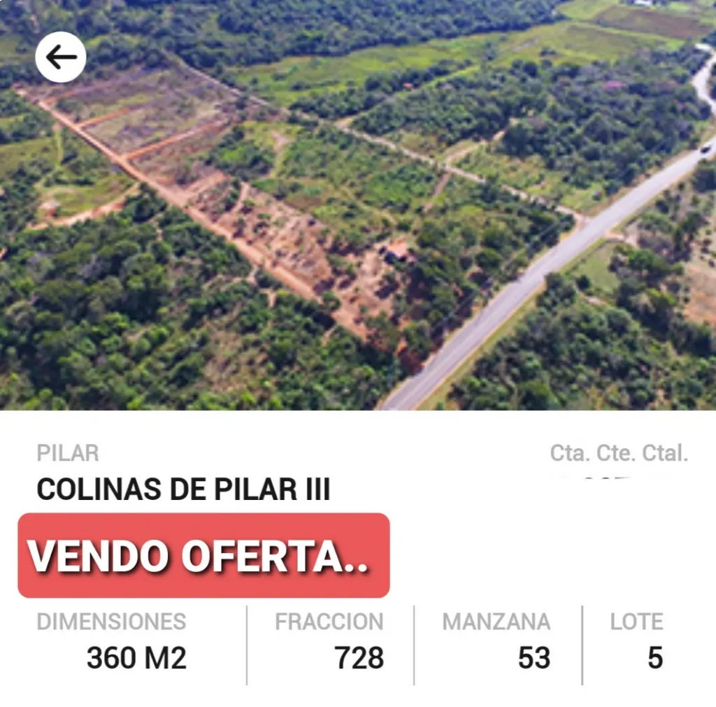 VENDO 3 LOTES JUNTOS EN PILAR ÑEEMBUCU — foto 3