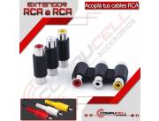 Acople RCA - Extensor de Cable RCA