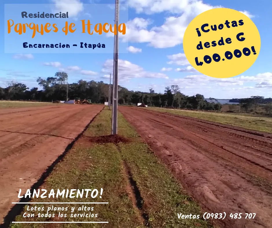 TU LOTE SOÑADO CON VISTA AL PARANA - ENC - ITAPUA, zona Itacua — foto 2