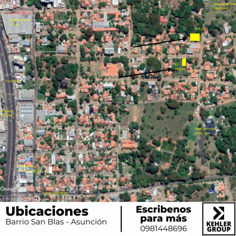 OFERTA Vendo terreno 360m2 en San Blas, Asuncion — foto 2
