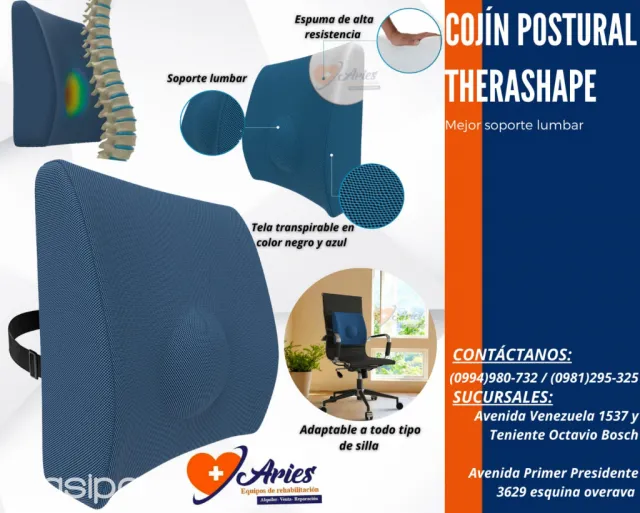 Cojín lumbar Therashape - Convierte tu silla en ergonómica