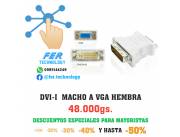 ADAPTADOR DVI-I MACHO A VGA HEMBRA