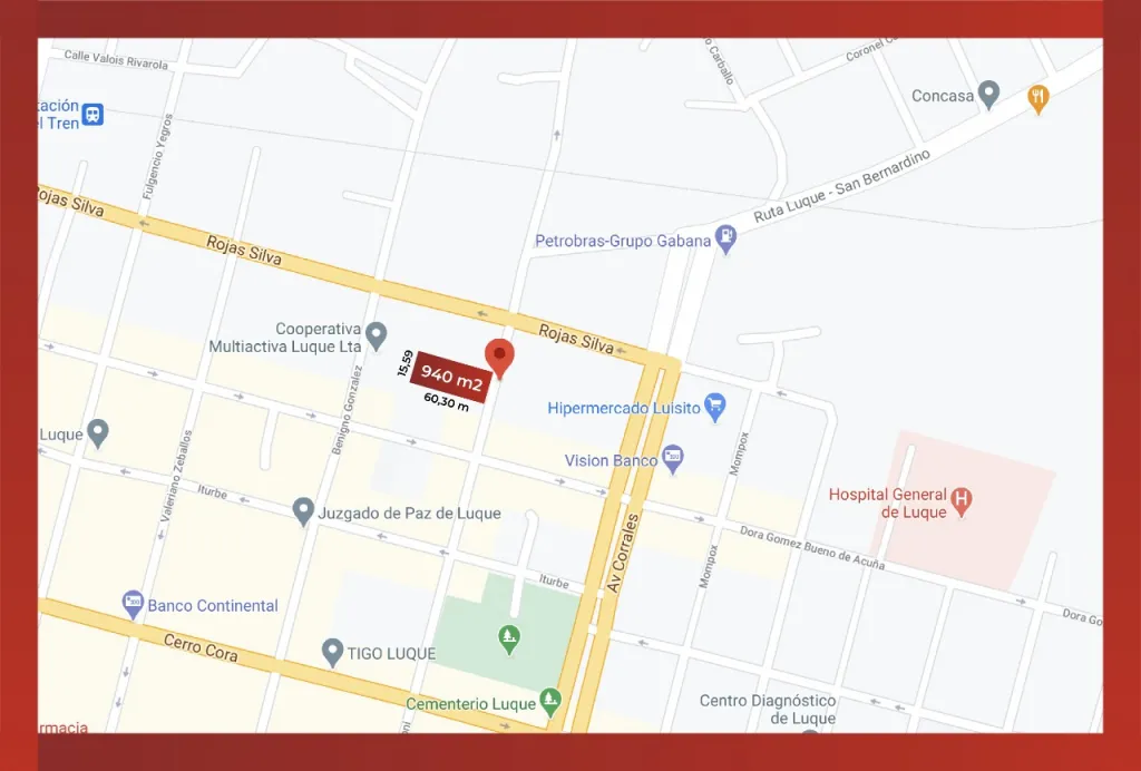 Vendo terreno en Luque Centro detrás de la Cooperativa Luque Ltda. — foto 2