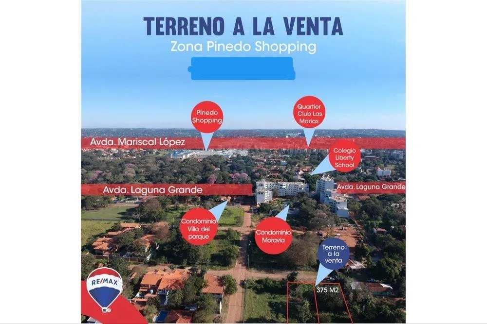 VENTA TERRENO ZONA SHOPPING PINEDO 375 M2 LOTE 9 — foto 2