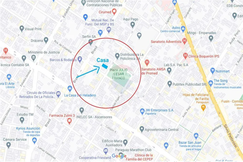 vendo casa en el centro de Asuncion zona Pettirossi — foto 2