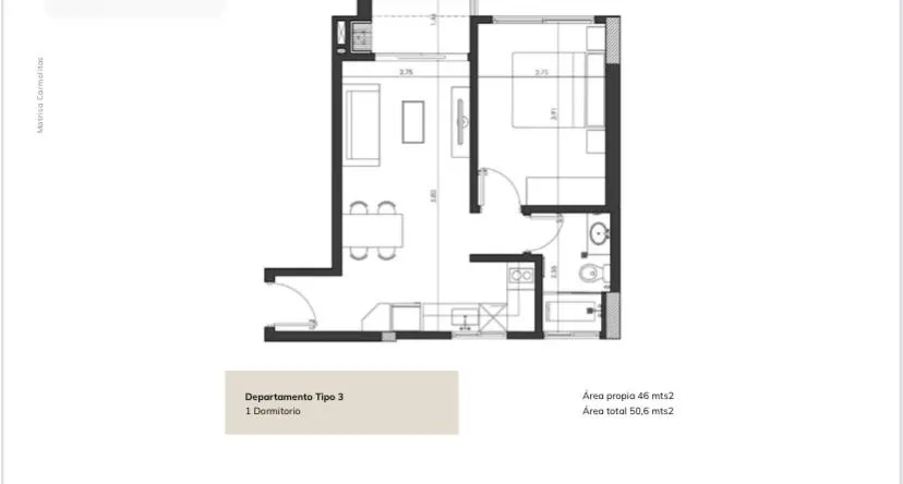 En venta departamentos en pozo Avda Molas Lopez — foto 3