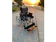 silla de ruedas motorizada compacta y plegable