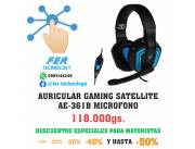 AURICULAR GAMER GAMING PC PS4 XBOX USB 3.5MM SATE AE-361
