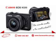 Cámara Canon EOS M200 Kit 15-45mm. Adquirila en cuotas