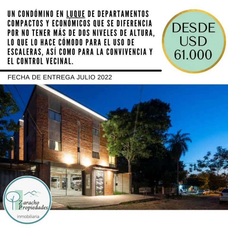En venta departamentos en pozo Luque zona Campo grande — foto 2
