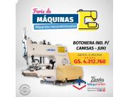 Botonera Industrial para camisas Juki procedencia japonesa