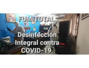 FUMIGACIÓN Y DESINFECCION INTEGRAL PROFESIONAL ANTE COVID19 , ATENCIÓN 24 HORAS!!!-
