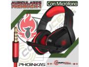 Auriculares Gamer Phoinikas H-1 - Micrófono de Alta Calidad para Jugar Online