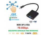 CONVERSOR MINI DISPLAYPORT (THUNDERBOLT) A VGA