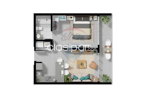 En Venta Departamento 2 Dorm Habitalis Sajonia — foto 2