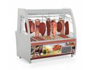 EXHIBIDORA GELOPAR P/ CARNE 1,60M GCPC-160 VM S/DTO REFRIGERADO ROJO