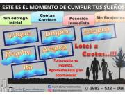 GRAN OFERTA!! HERMOSOS TERRENOS EN VARIAS CIUDADES POR EL DPTO CENTRAL y EN OTRO DPTO!