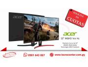 Monitor Gaming Acer 32” WQHD 144Hz Curve. Adquirilo en cuotas