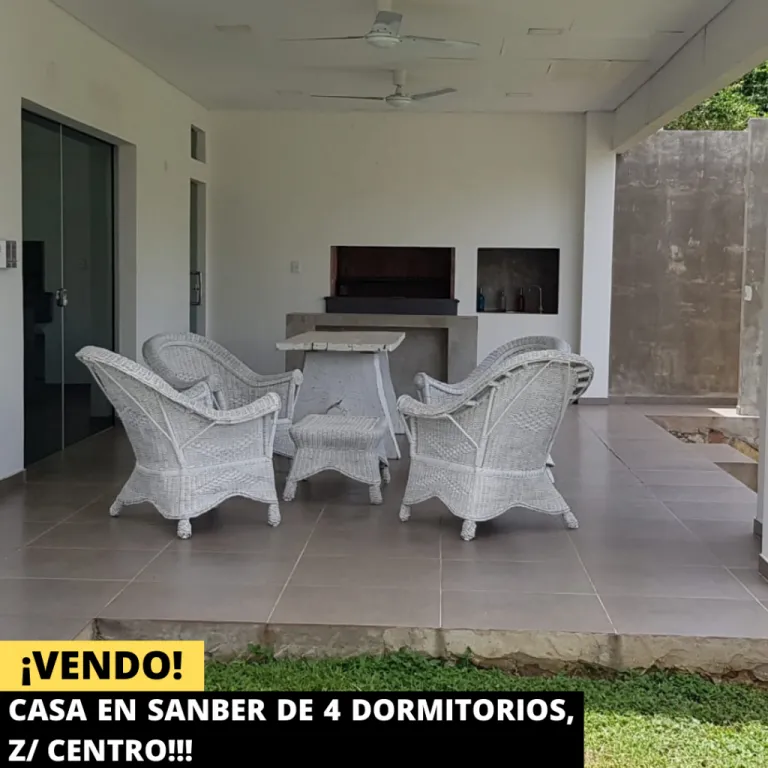 VENDO CASA EN SANBER DE 4 DORMITORIOS, Z CENTRO — foto 2