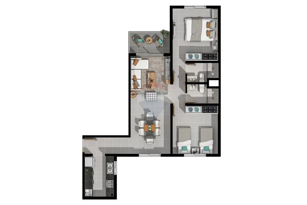 VENDO DEPARTAMENTO EN EDIFICIO LOS BALCONES — foto 2