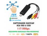 CAPTURADOR EASYCAP RCA VHS A USB