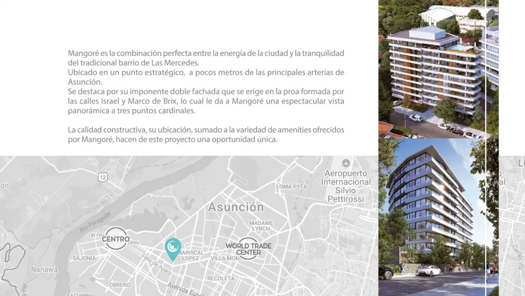 Departamento de 2 dormitorios en Edificio Mangoré, Bo. Las Mercedes - Asuncion — foto 3
