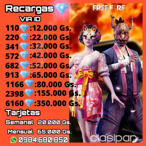 Recarga Free - Recargas De Diamantes Free Fire Nicaragua