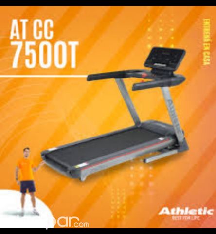 Cinta Caminadora Athletic 7500T Pro 150kg 22km/h