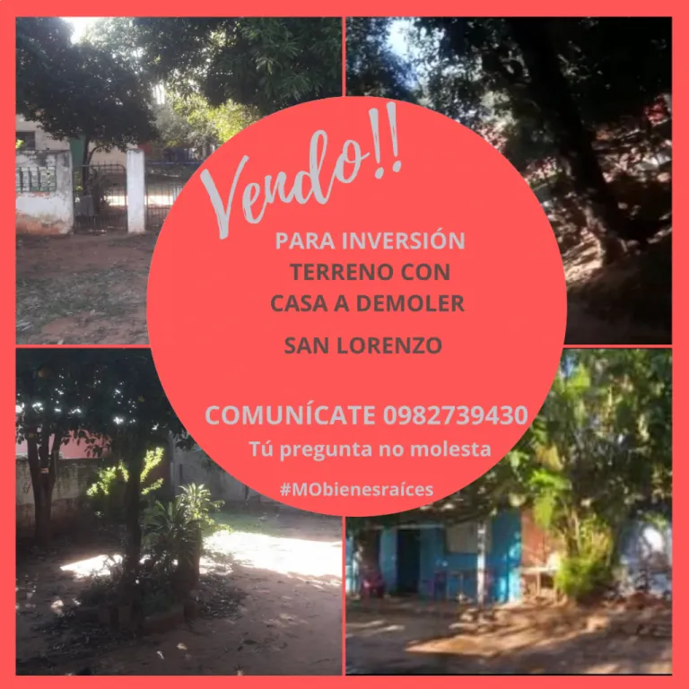 VENDO PARA INVERSIÓN TERRENO CON CASA PARA REMODELAR — foto 3