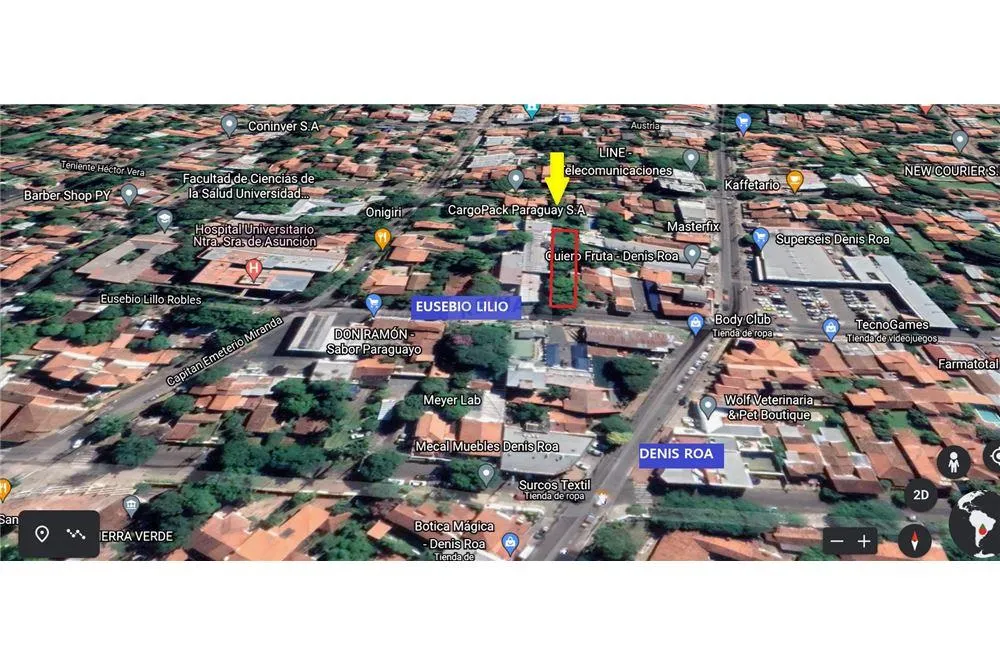 Terreno comercial de 813 m2 sobre Lillo y Denis Roa — foto 3