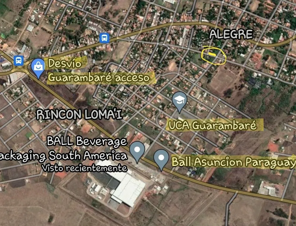 VENDO HERMOSO TERRENO EN GUARAMBARE — foto 3
