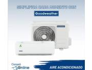 SPLIT GOODWEATHER 18000 BTU INVERTER !! NUEVOS CON GARANTIA !! HACEMOS DELIVERY !!