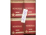 Vendo cuatro tomos de memorias de Juan crisostomo centurión