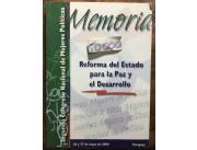 Vendo libro memoria reforma del estado para La Paz y el desarrollo