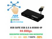 HUB 4 USB 2.0 SATE 480 MBPS A-HUB08