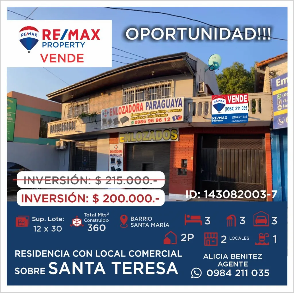 VENTA DE CASA SOBRE SANTA TERESA — foto 2