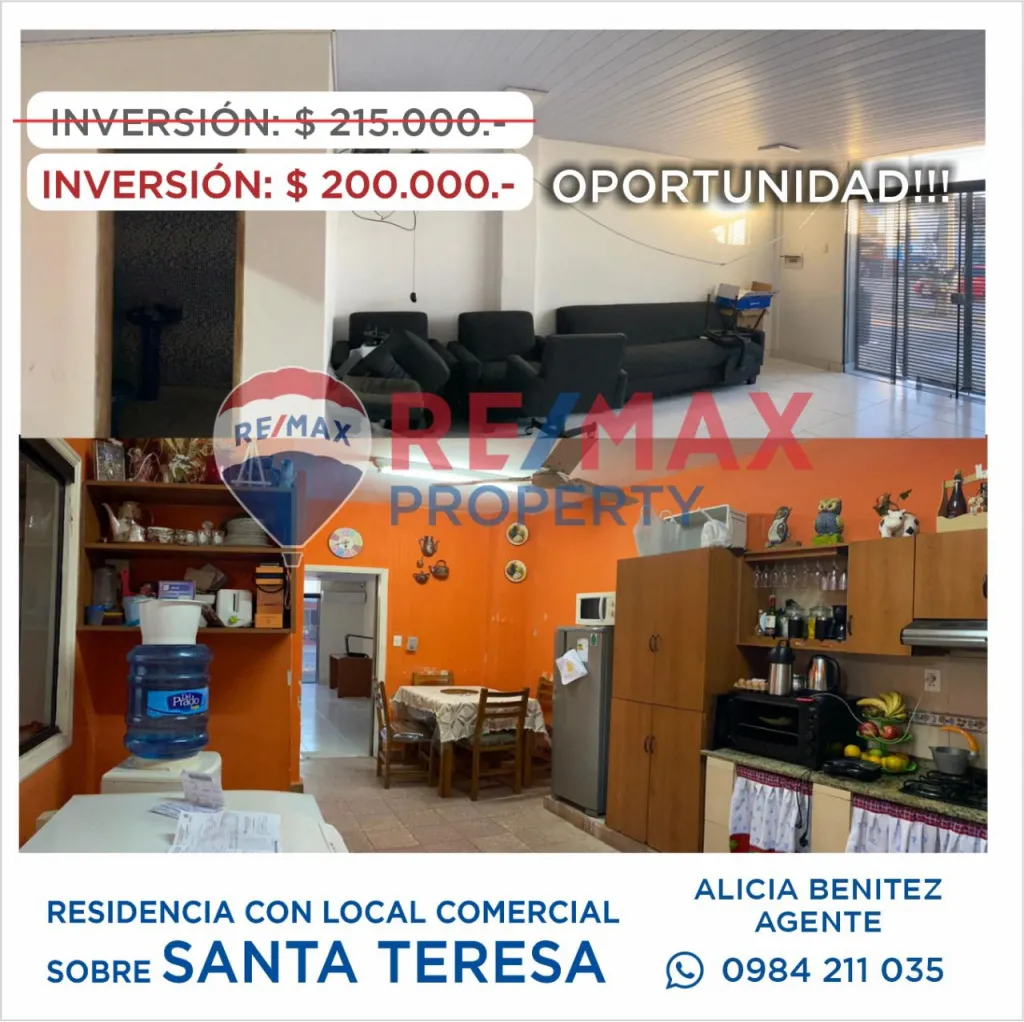 VENTA DE CASA SOBRE SANTA TERESA — foto 3
