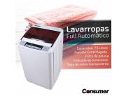 LAVARROPAS AUTOMATICO CONSUMER 7.5 KG CARGA SUPERIOR GRIS
