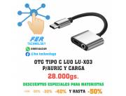 OTG TIPO C LUO LU-X03 P/AURIC Y CARGA