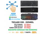 TECLADO USB ESPAÑOL