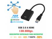 CONVERSOR USB 3.0 A HDMI