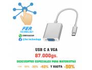 USB TIPO C THUNDERBOLT 3 A VGA